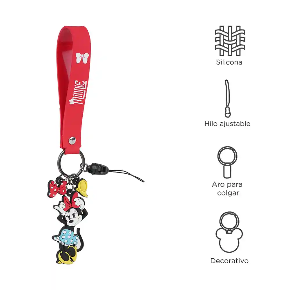 Miniso Colgante Para Celular de Minnie Mickey Mouse