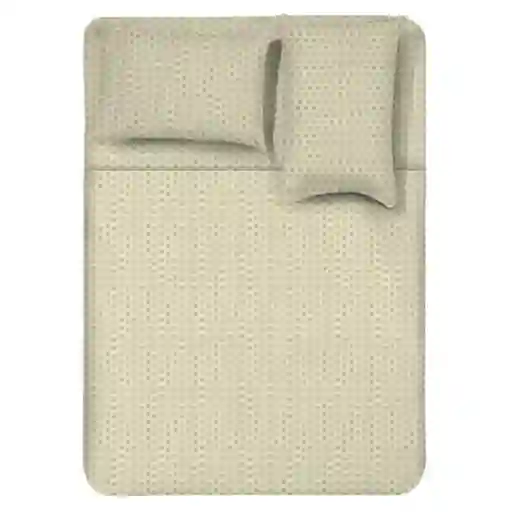 Juego Cama King 144 Hilos King Beige