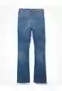 Jean 90s Azul Talla 10 Regular Mujer American Eagle