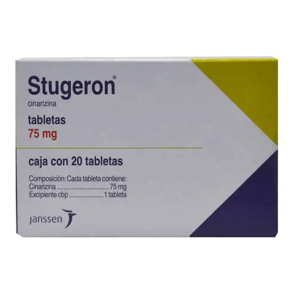Stugeron Antivertiginoso (75 mg) Tabletas