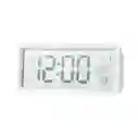 Reloj Despertador Electrónico de Pantalla Grande Blanco Miniso