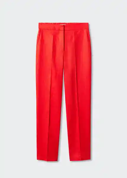 Pantalón Tempoli Coral Talla 26 Mujer Mango