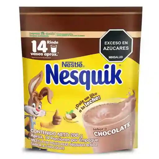 Bebida en Polvo Nesquik Sabor a Chocolate 200 g