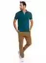 Polo Camiseta Para Hombre L - Oliva