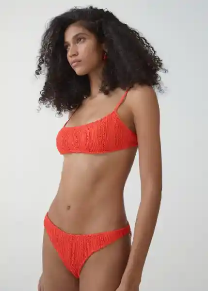 Braga Sifnos Coral Talla S Mujer Mango