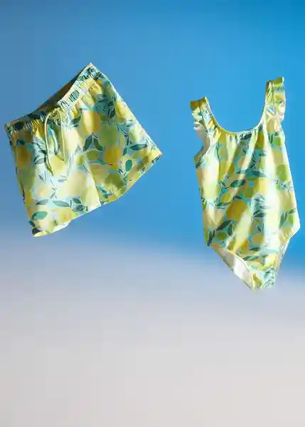 Short Bañador Fruitsb Verde Pastel Talla 11 Niños Mango