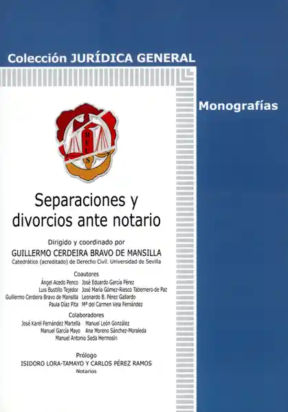 Separaciones y Divorcios Ante Notario - Guillermo Cerdeira Bravo