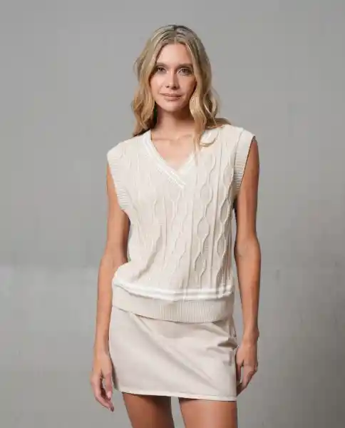 Buzo Mujer Beige Talla M 283G004_BEI161105 Rifle