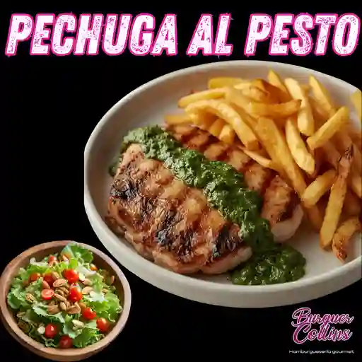 Pechuga al pesto