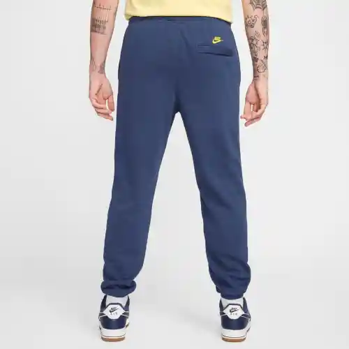 Nike Pantalón Club Ft Cuff Bolt Lifestyle Para Hombre Azul T XL