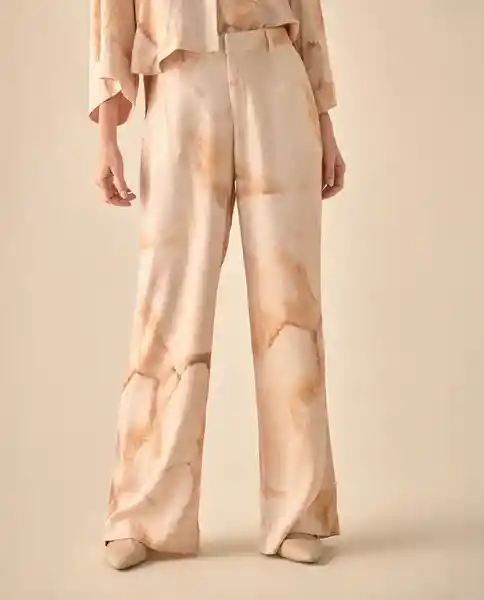 Pantalón Café Siena Medio Talla 8 431G008 Esprit