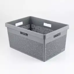 Tatay Cesta Ropa Gris Plástico 36 x 26 x 52.50 cm 1042114