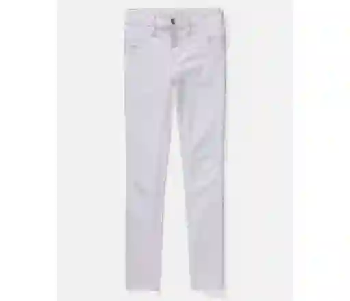 Pantalón Jean Mujer Legging Blanco Talla 4 Short American Eagle