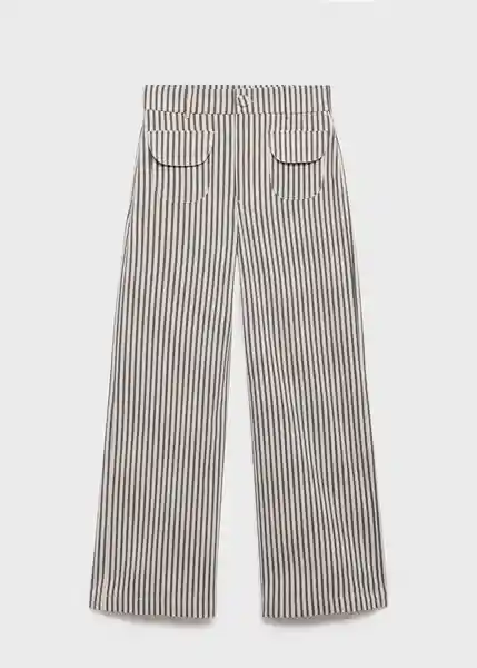 Pantalón Valerie Crudo Talla 42 Mujer Mango