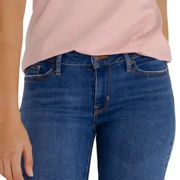 Levis Jean Azul Skinny 711 Para Mujer