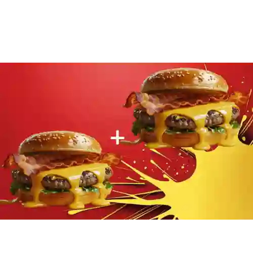 Dos Hamburguesas con Tocino