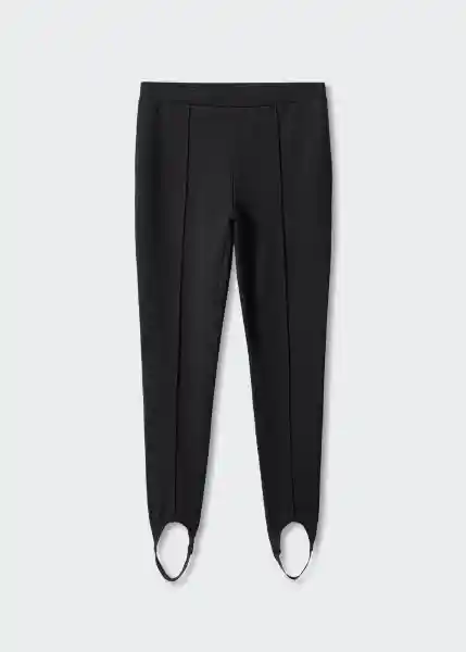 Leggings Alamar Negro Talla 24 Mujer Mango