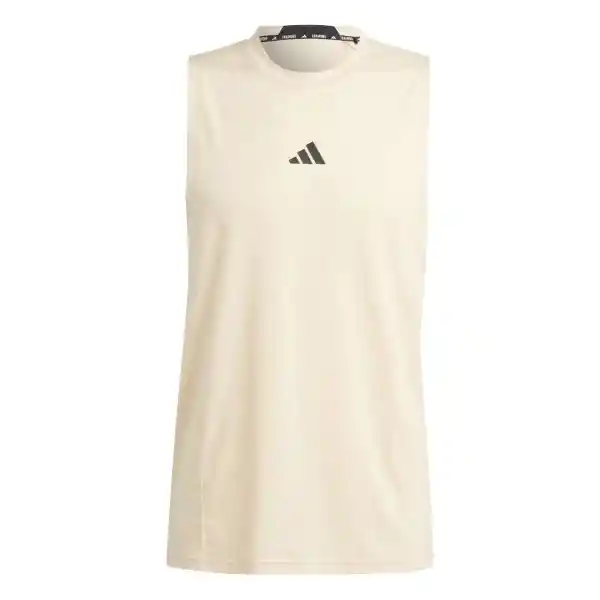 Adidas Camiseta D4t Tank Hombre Beige S IS3825