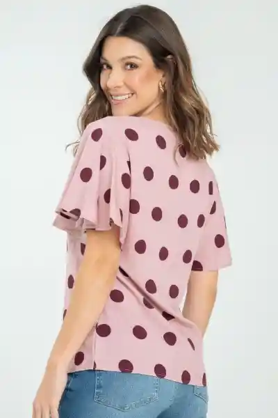Blusa Khamira Color Rosado Palo de Rosa Talla S Ragged