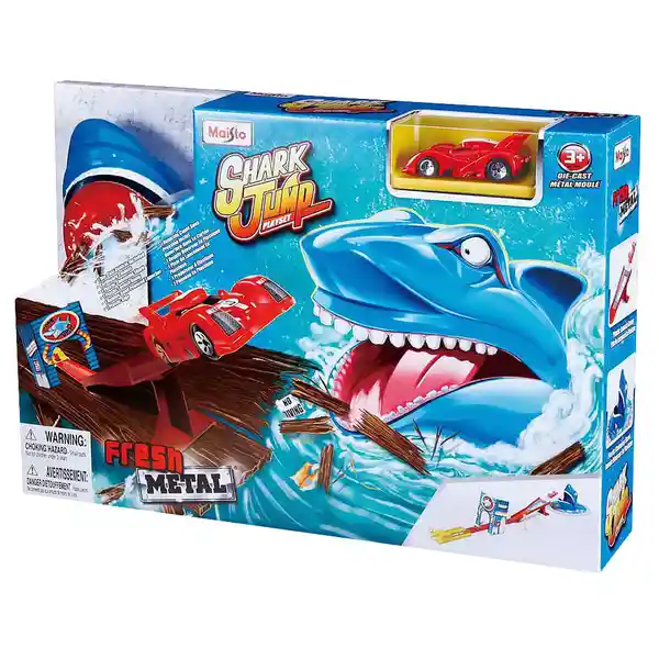 Juguete Shark Jump Pista Lanzamiento Maisto