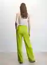 Pantalón Monchi Lima Talla 44 Mujer Mango