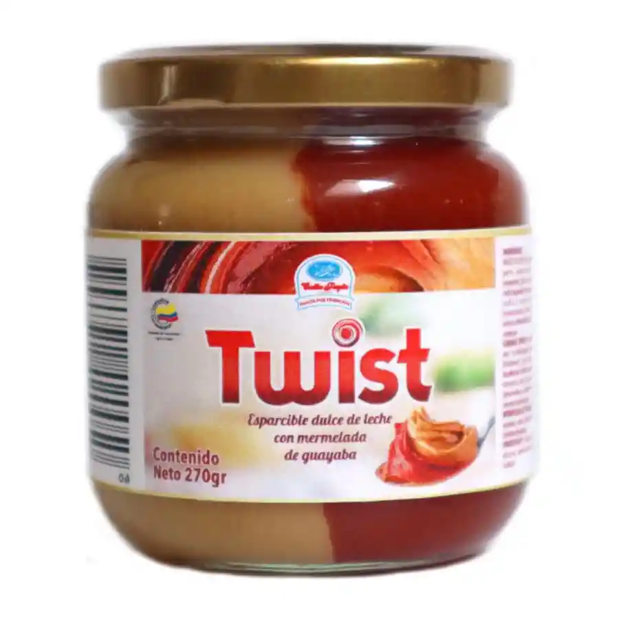 Twist Dulce Esparcible con Dulce de Leche y Mermelada de Guayaba