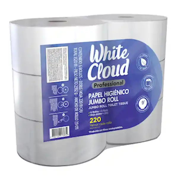 White Cloud Papel Higiénico Doble Hoja