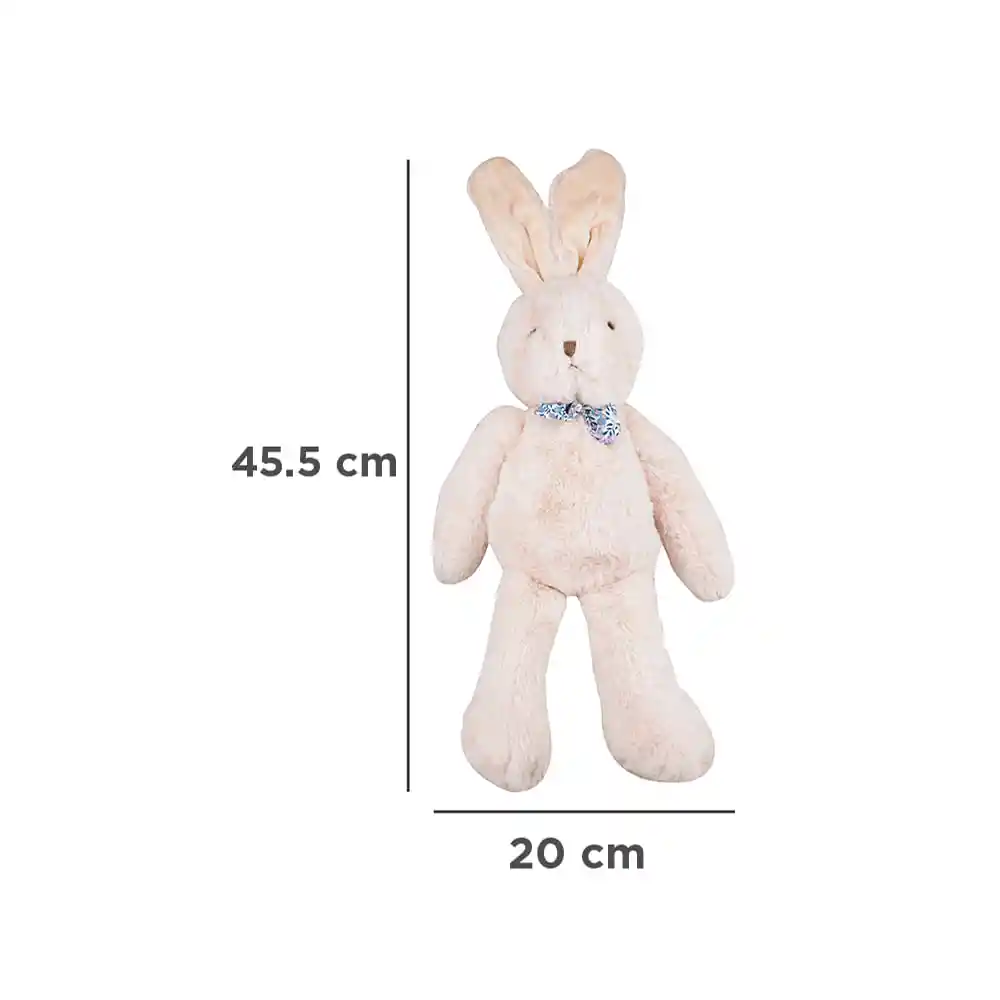 Peluche de Conejo Con Moño 10 Pulgadas Miniso