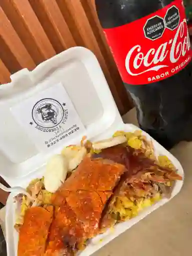 Lechona Familiar Gaseosa Litro y Medio