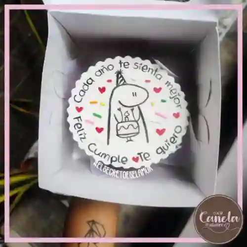 Minicake Feliz Cumple - Te Quiero