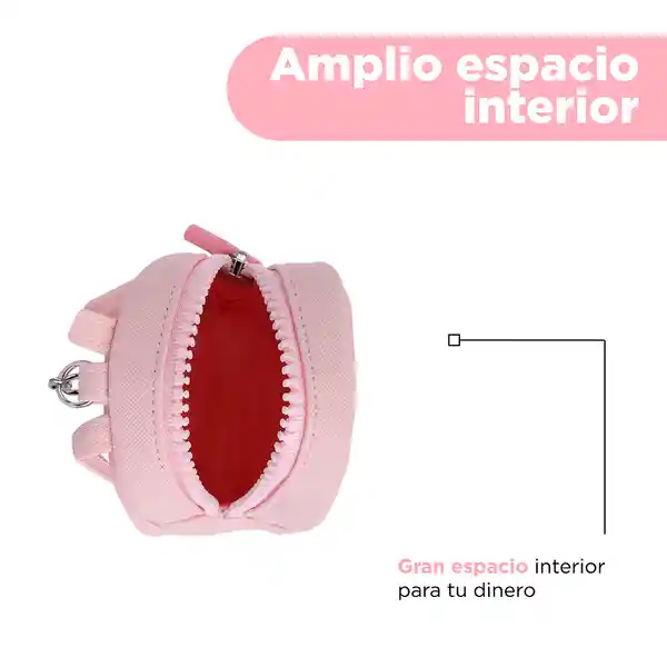 Monedero Disney Cat Colección Marie Mochila Rosa Miniso