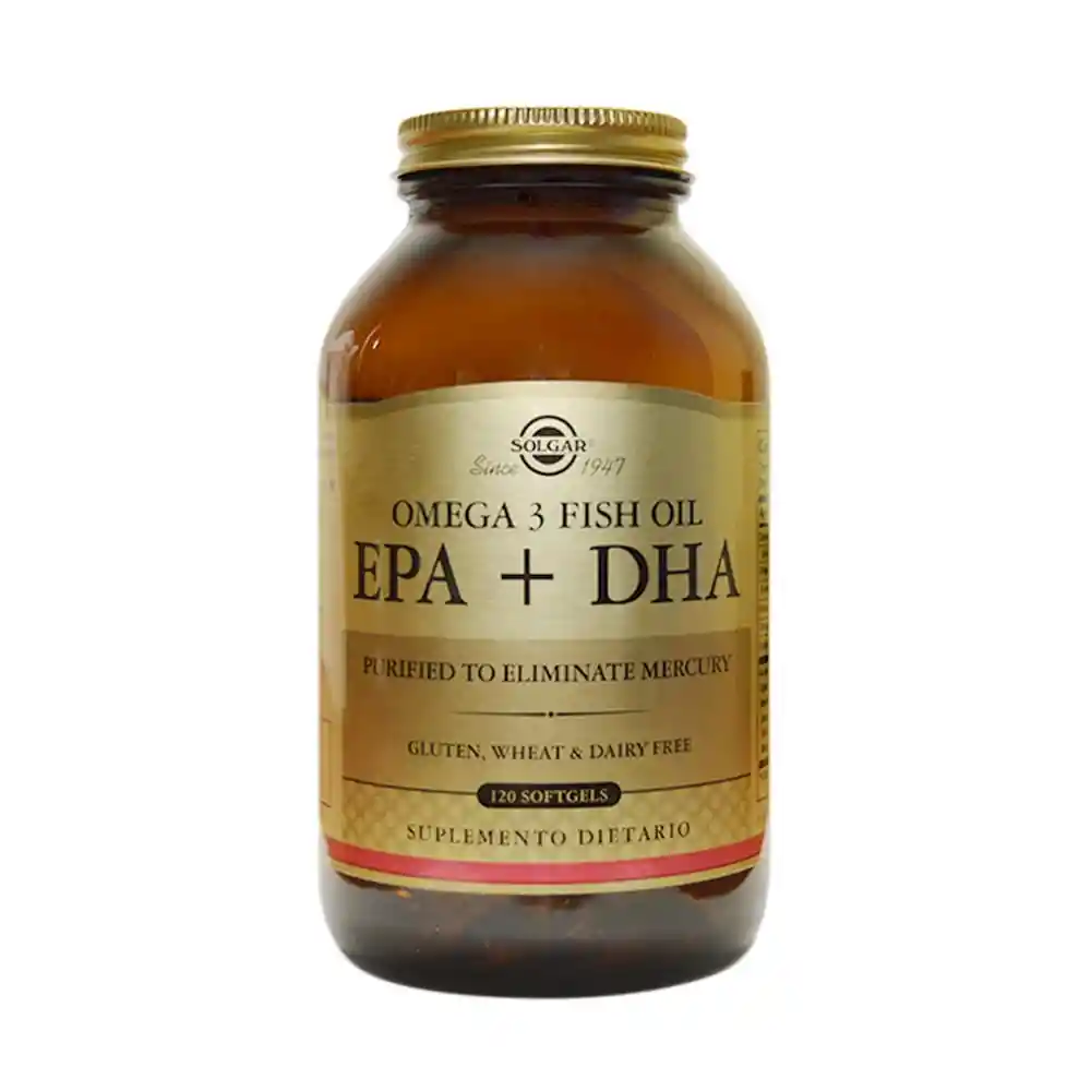 Solgar Suplemento Dietario con Omega 3 EPA+DHA