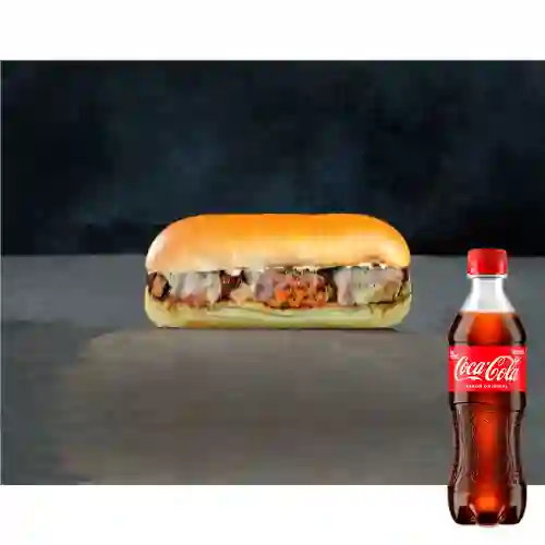 Combo Sandwich Hawai Porky 15 Cm +Cocacola Orig 400ml