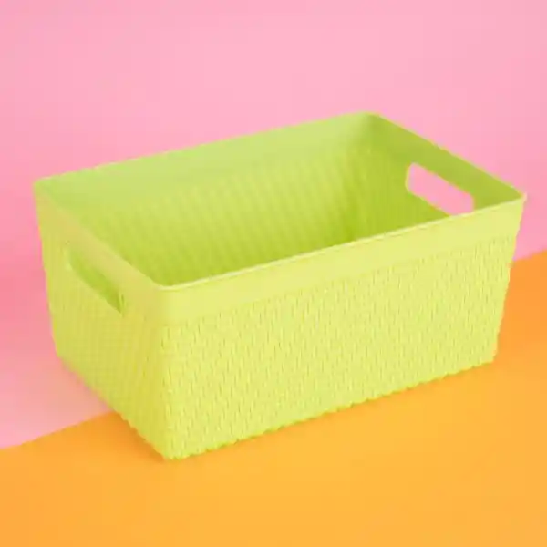 Organizador de Plástico Verde 25.5 cm L Miniso