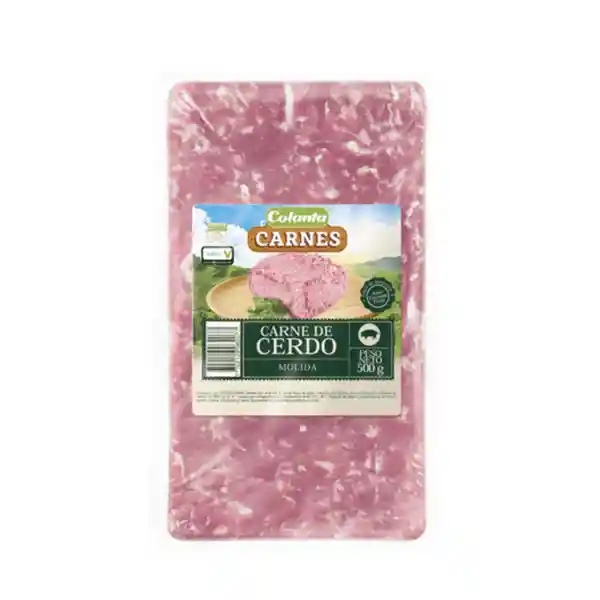 Carne Molida Cerdo Colanta x 500 g