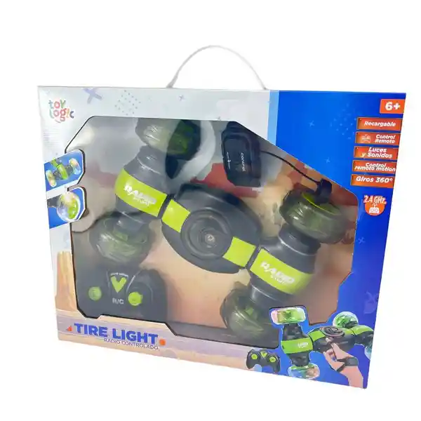 Toy Logic Carro a Control Remoto Stunt Control Tirelight
