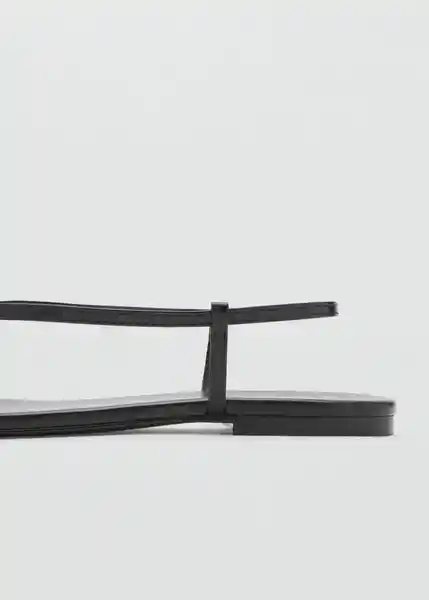 Sandalias Lala Negro Talla 37 Mujer Mango