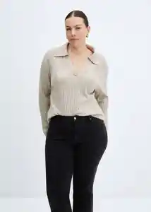 Jean Sienna Tejano Negro Talla 52 Mujer Mango