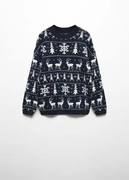 Jersey Xmas Navy Talla 08 Niños Mango