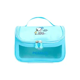 Neceser de Viaje Con Gancho Serie Snoopy Colorful Azul Miniso