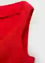 Top Riga Rojo Talla M Mujer Mango