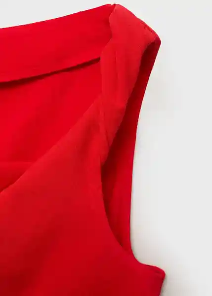 Top Riga Rojo Talla M Mujer Mango