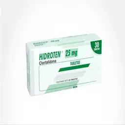 Clortalidona Hidroten 25Mg X 30 Tabletas