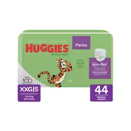 Pañales Huggies Active Sec Pants Etapa 5/XXG Más Comodida y Absorción 