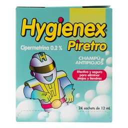 Hygienex Shampoo Antipiojos Piretro