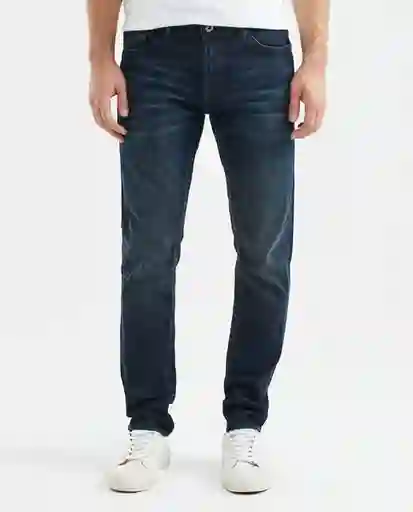 Jean Slim Fit Masculino Azul Dark 34 Chevignon