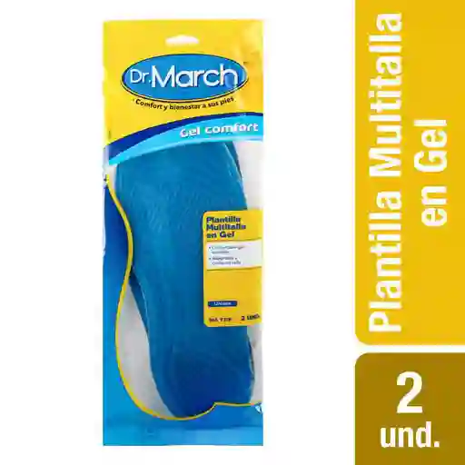 Dr March . Plantilla Unisex Gel Comfort