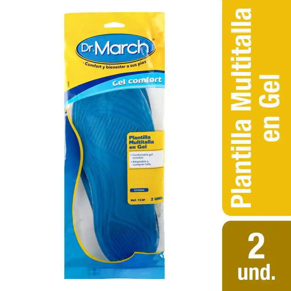 Dr March . Plantilla Unisex Gel Comfort