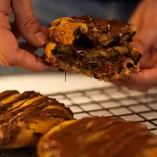 Galleta Chips Rellena de Nutella