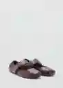 Zapatos Smas Burdeos Talla 39 Mujer Mango